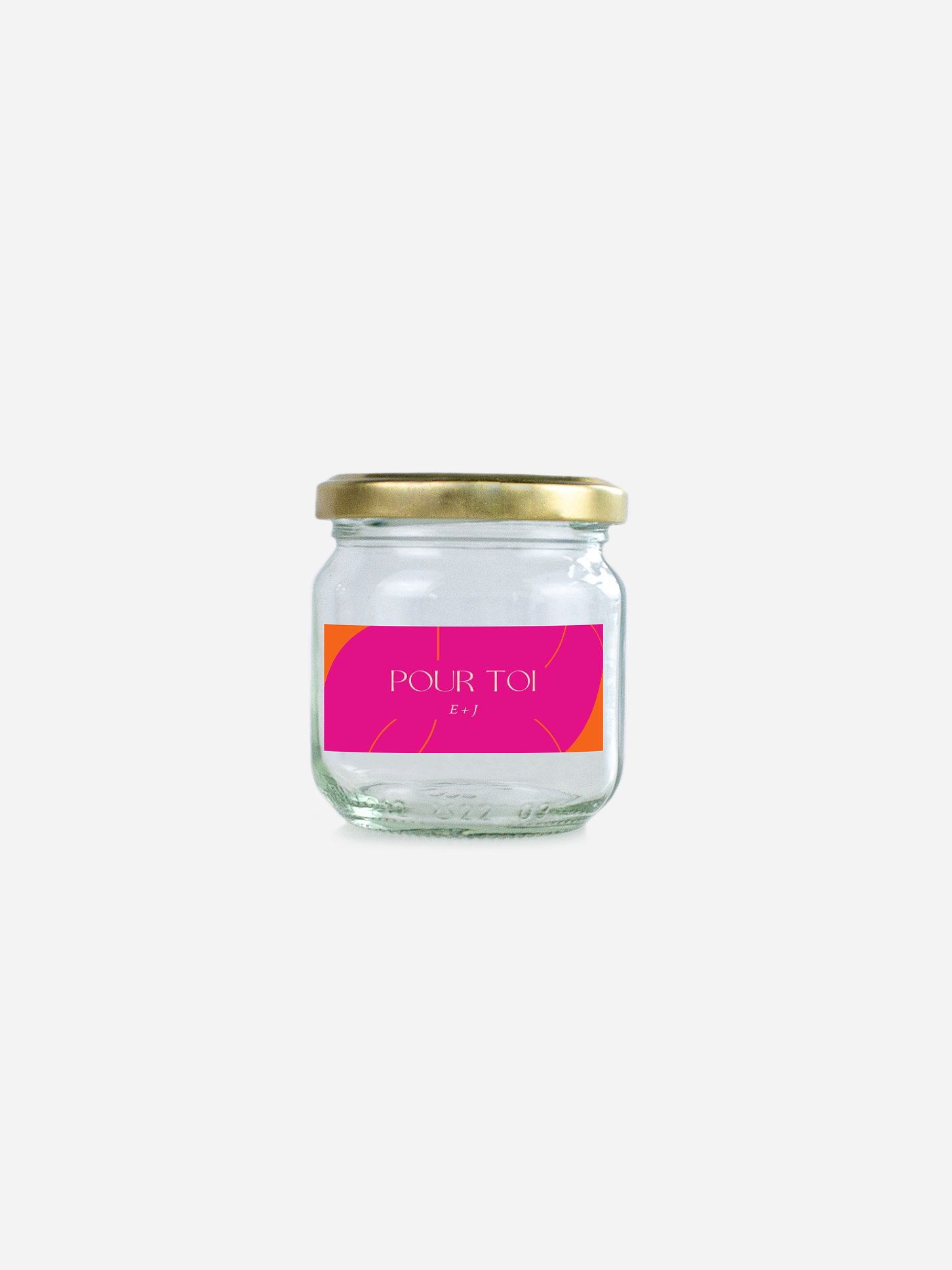 Étiquette cadeau mariage Chrome
