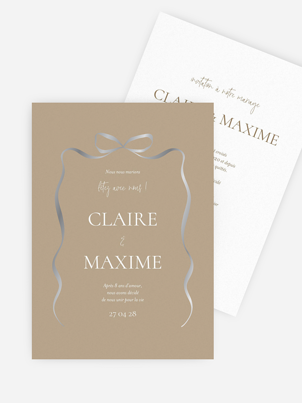 Faire-part de mariage Charming
