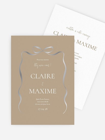 Faire-part de mariage Charming