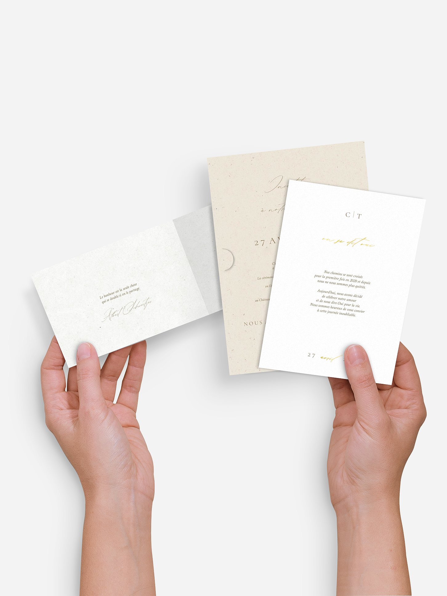 Faire-part de mariage Classy Type