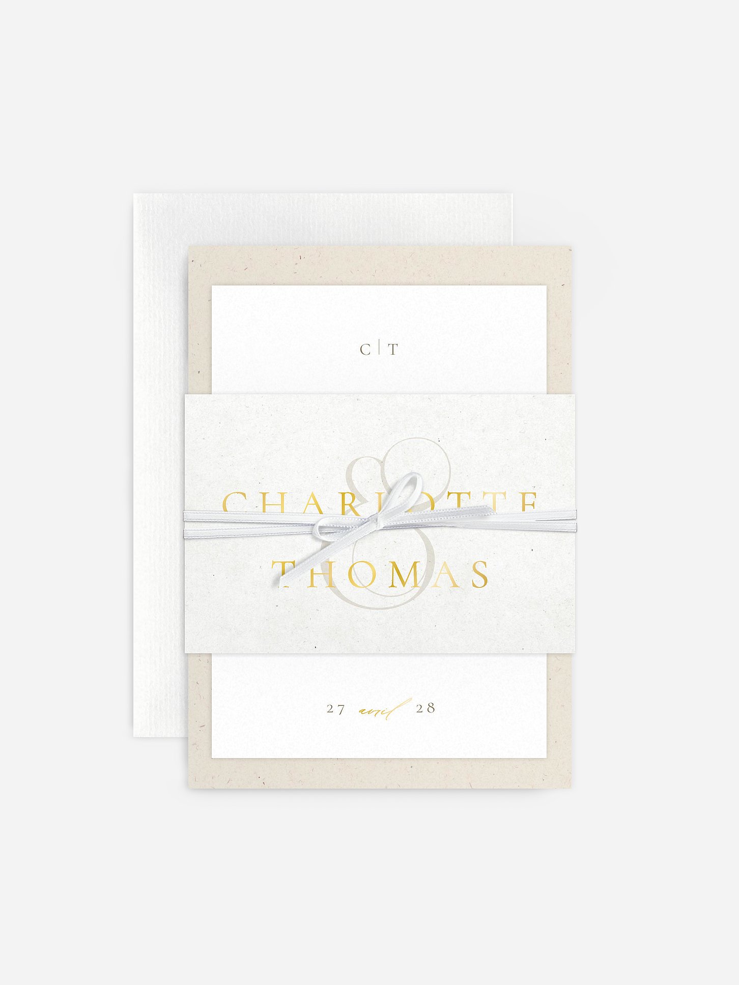 Faire-part de mariage Classy Type