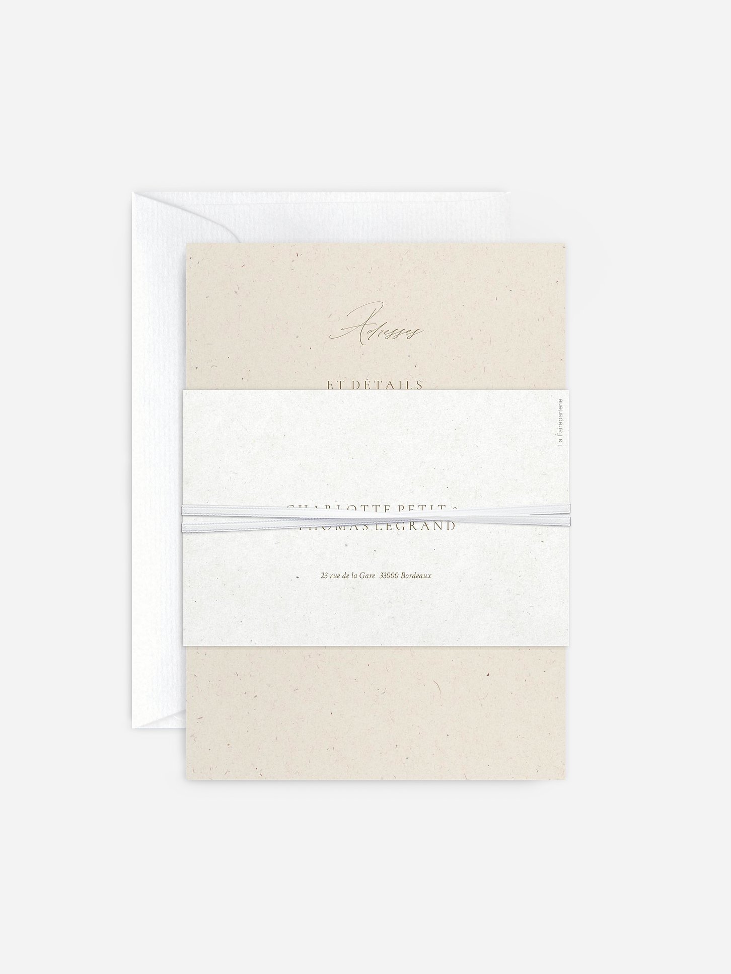 Faire-part de mariage Classy Type