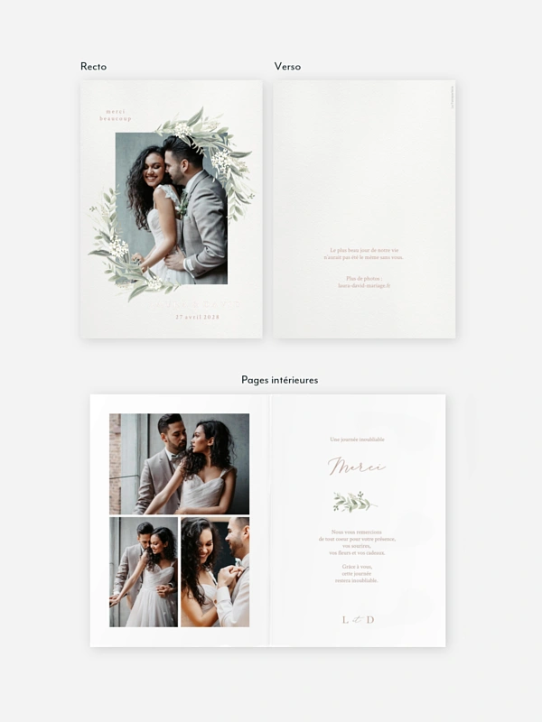 Carte de remerciements Beauty of Nature