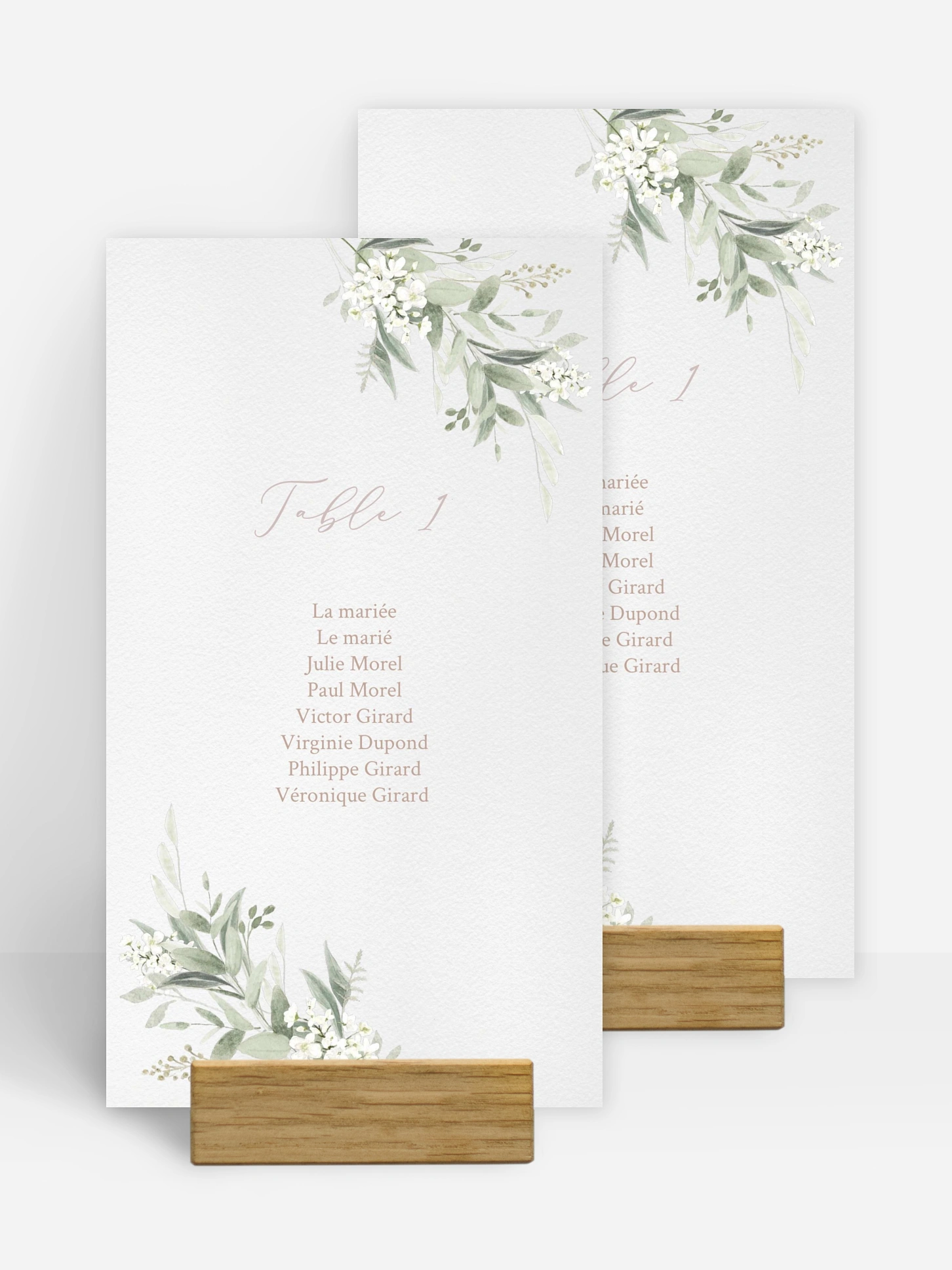 Nom de table mariage Beauty of Nature