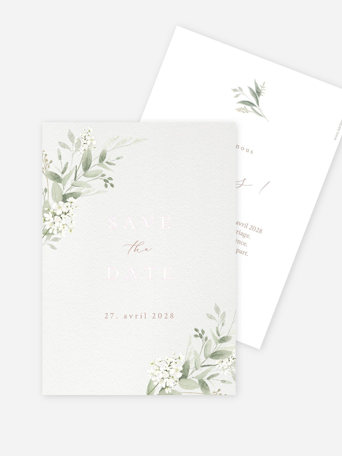 Save the date Beauty of Nature