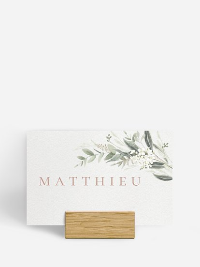 Marque-place mariage Beauty of Nature