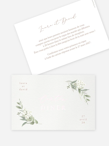 Carton d'invitation Beauty of Nature