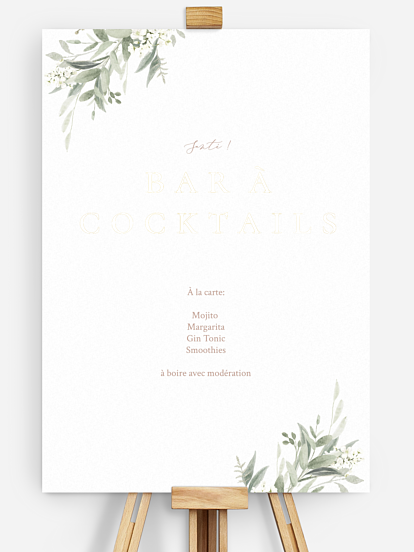 Affiche photobooth mariage Beauty of Nature