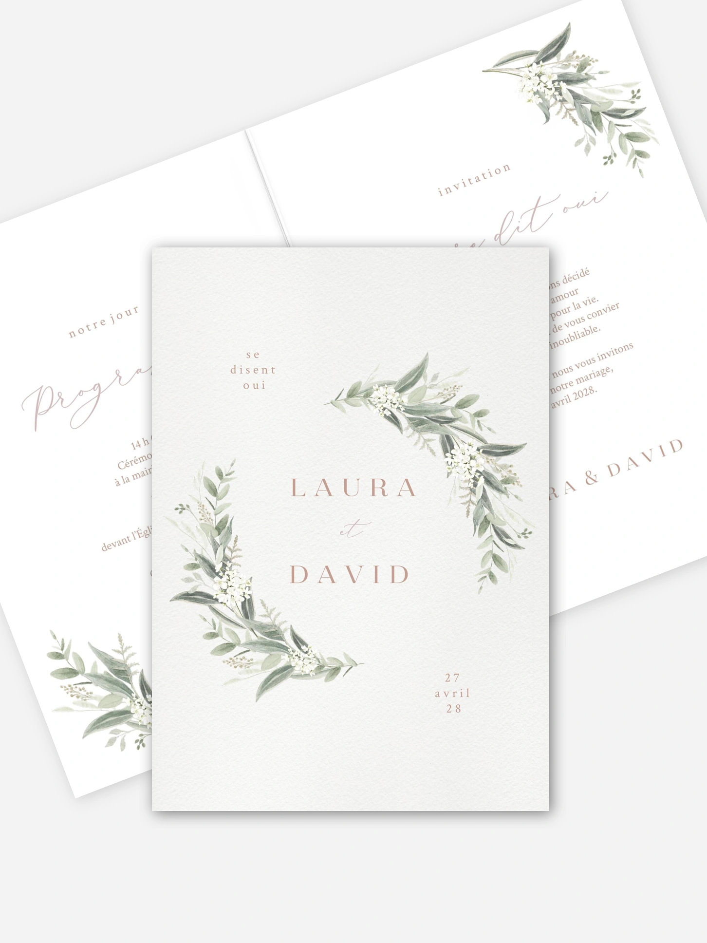 Faire-part de mariage Beauty of Nature