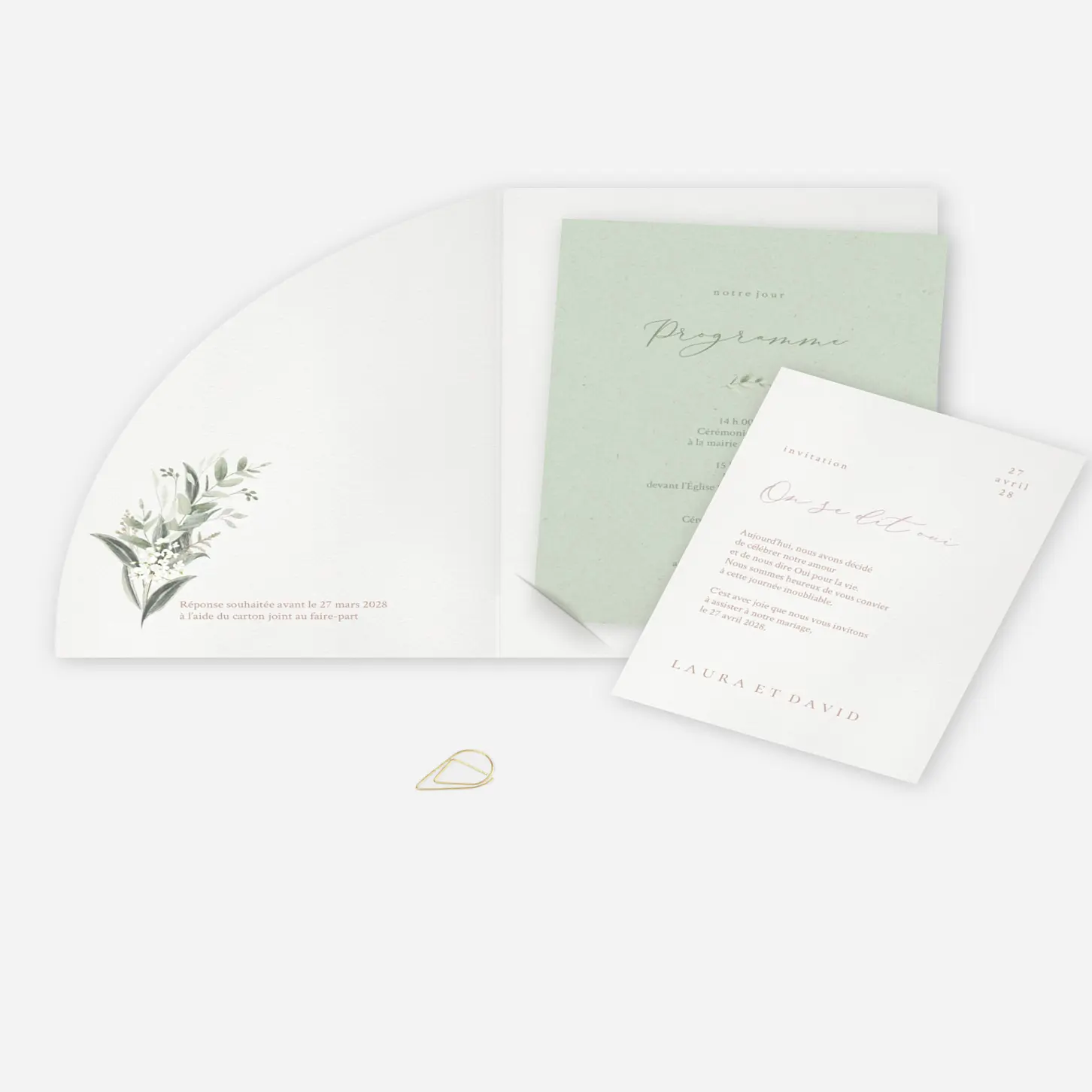 Faire-part de mariage Beauty of Nature