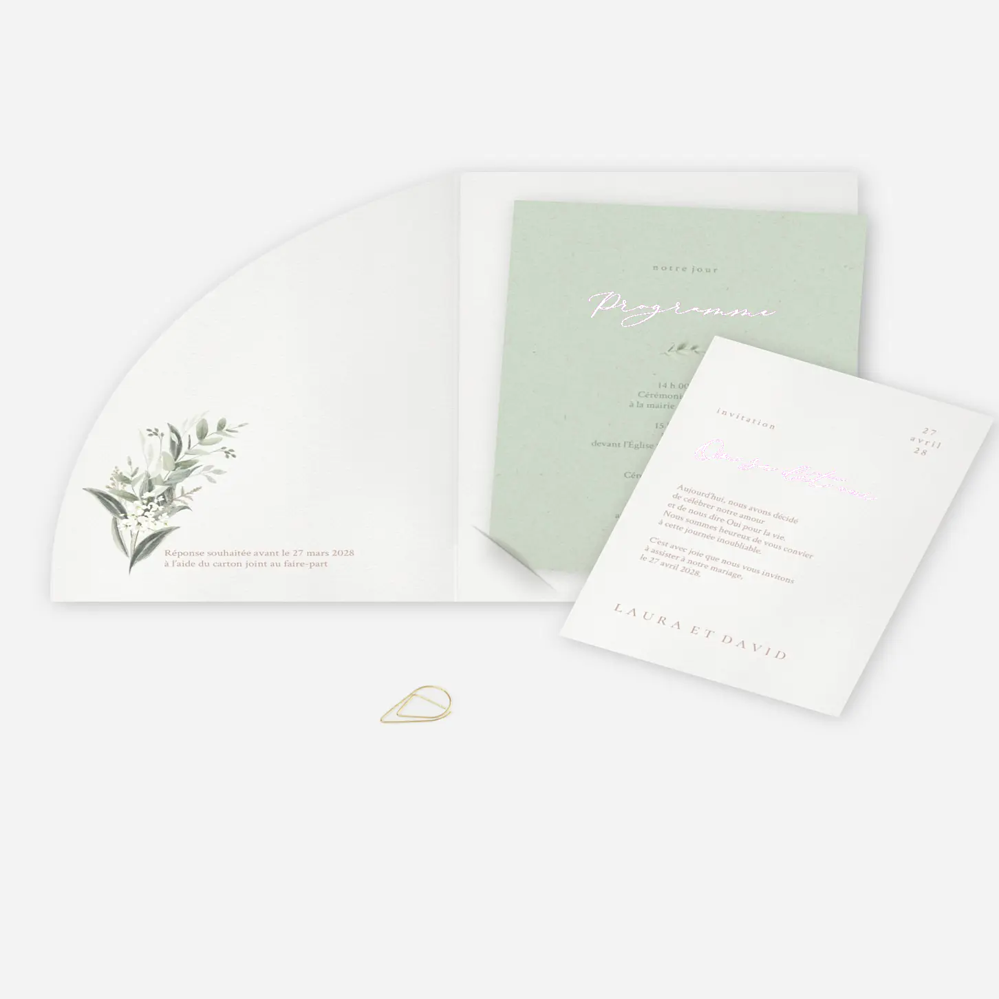 Faire-part de mariage Beauty of Nature