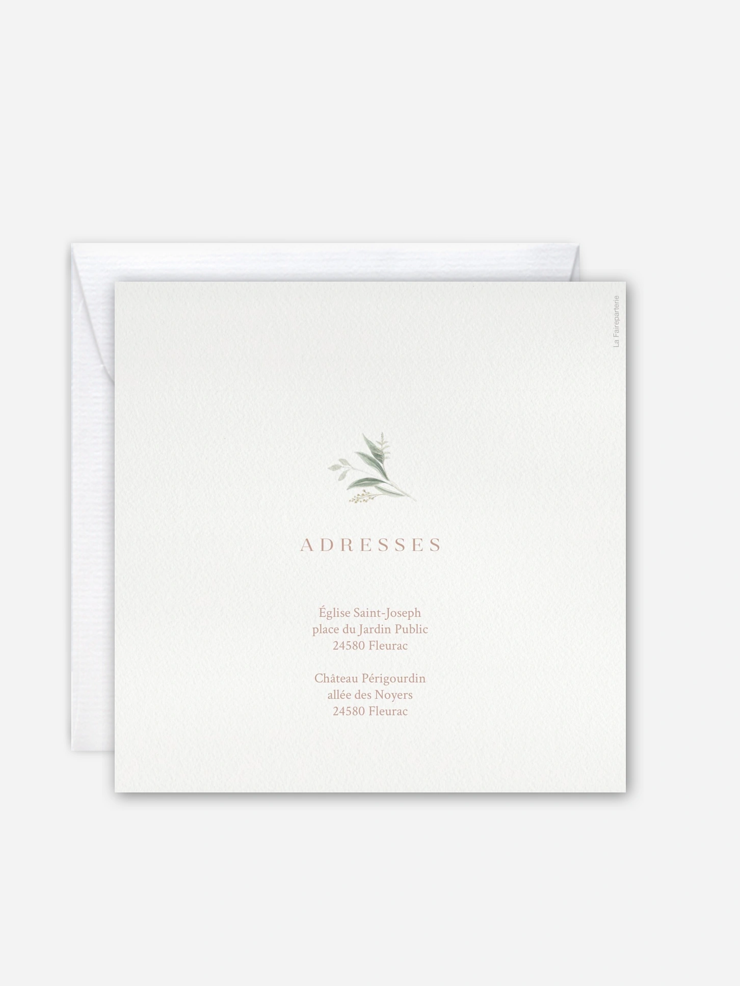 Faire-part de mariage Beauty of Nature