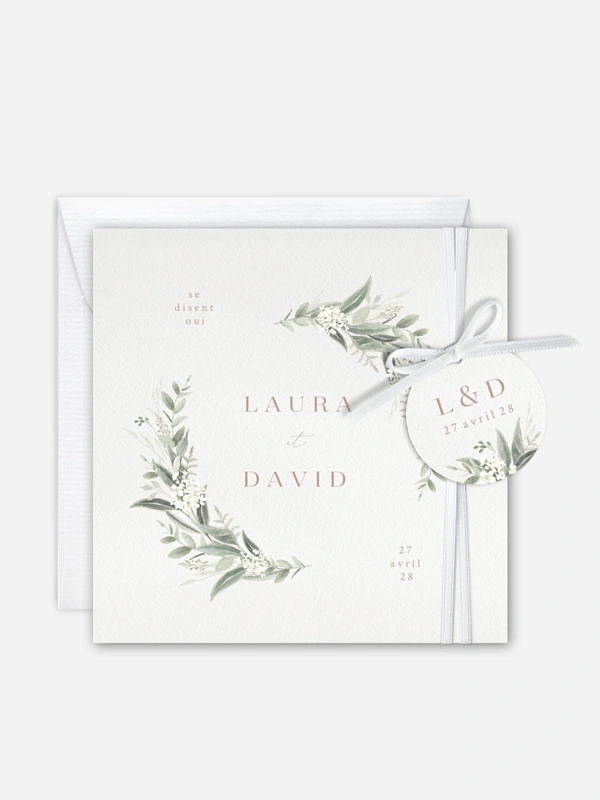 Faire-part de mariage Beauty of Nature