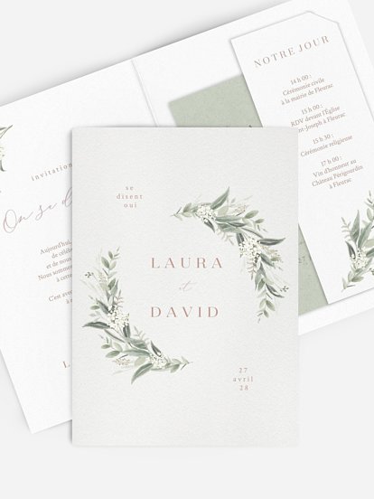 Faire-part de mariage Beauty of Nature