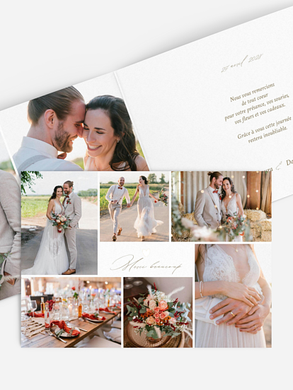 Carte de remerciements Beautiful Day