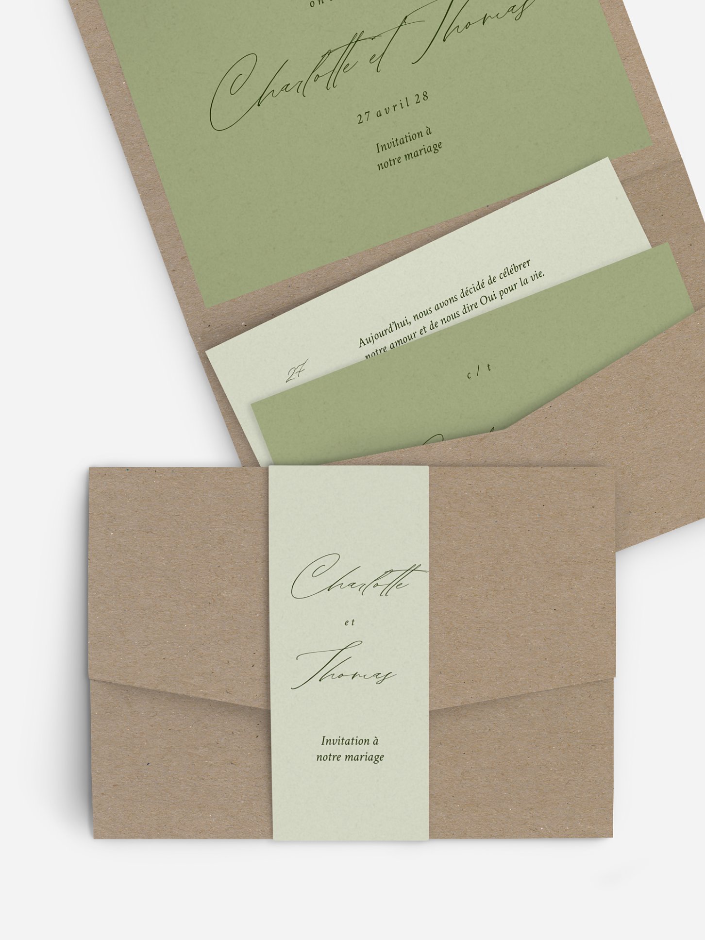 Faire-part de mariage Pure Lines