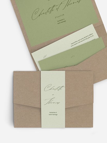 Faire-part de mariage Pure Lines