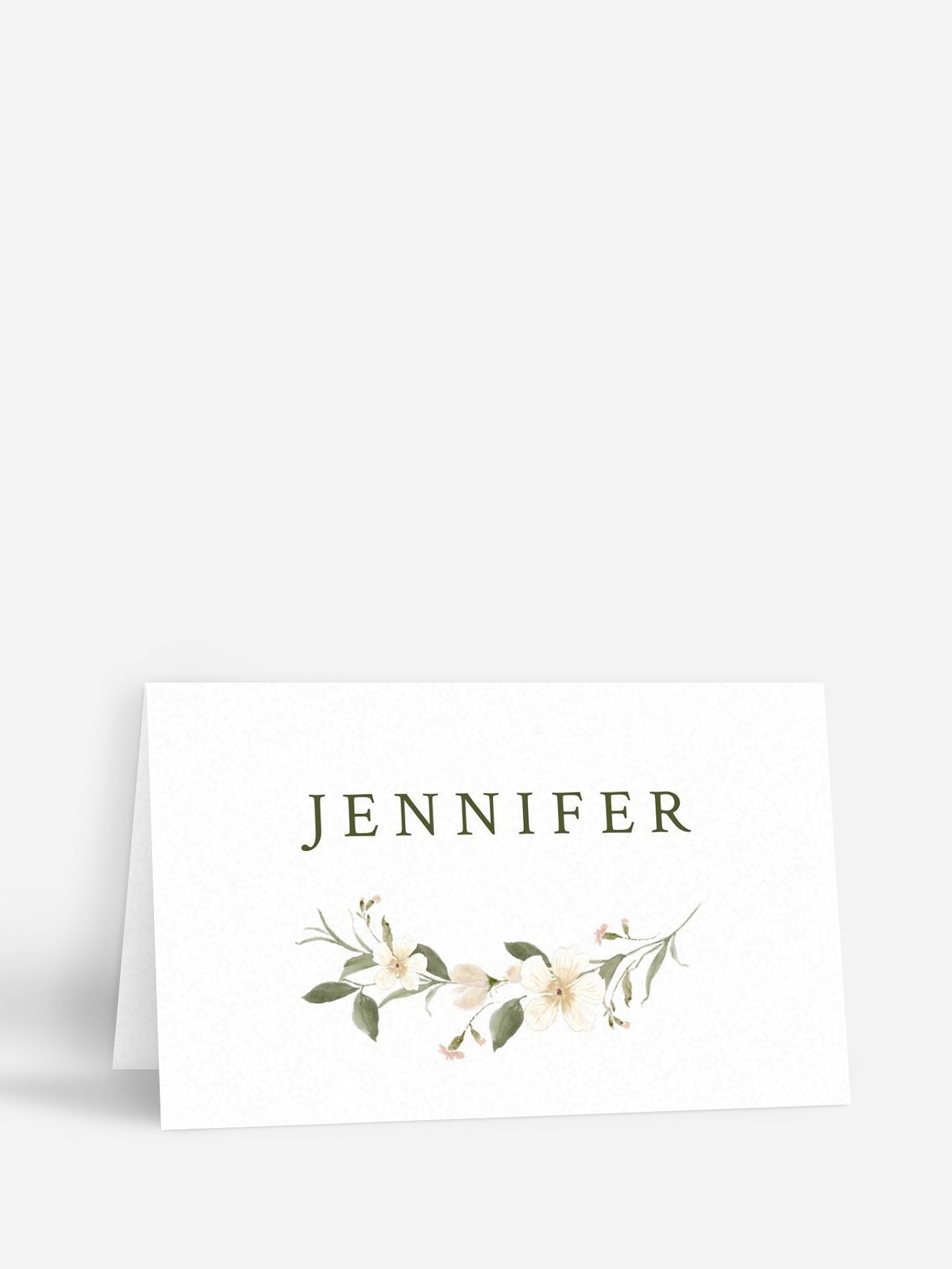 Marque-place mariage Charme floral