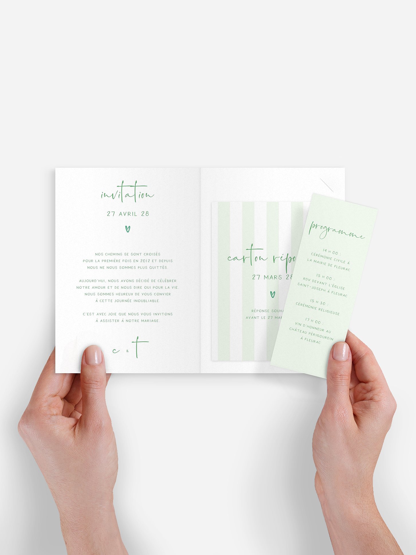 Faire-part de mariage Douce Harmonie