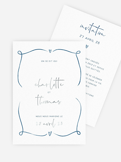 Faire-part de mariage Douce Harmonie