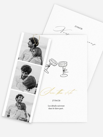 Save the date Très Chic
