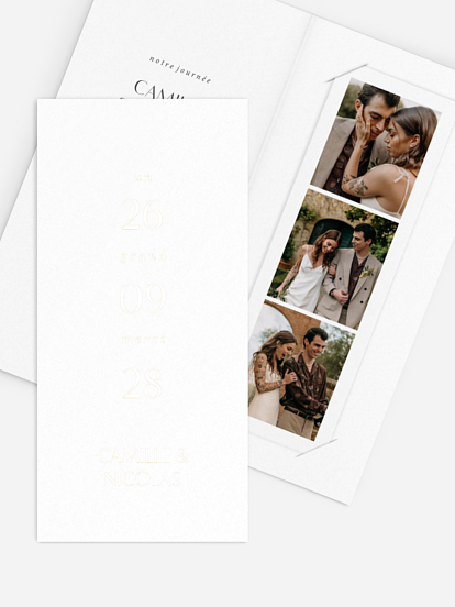 Carte de remerciements Scène de film