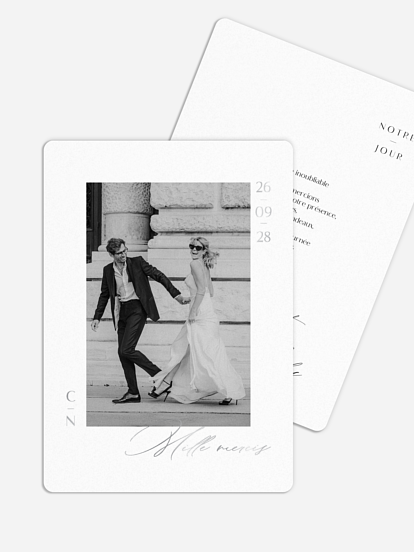 Carte de remerciements Souvenirs inoubliables