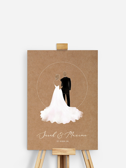 Affiche à empreintes Destins communs