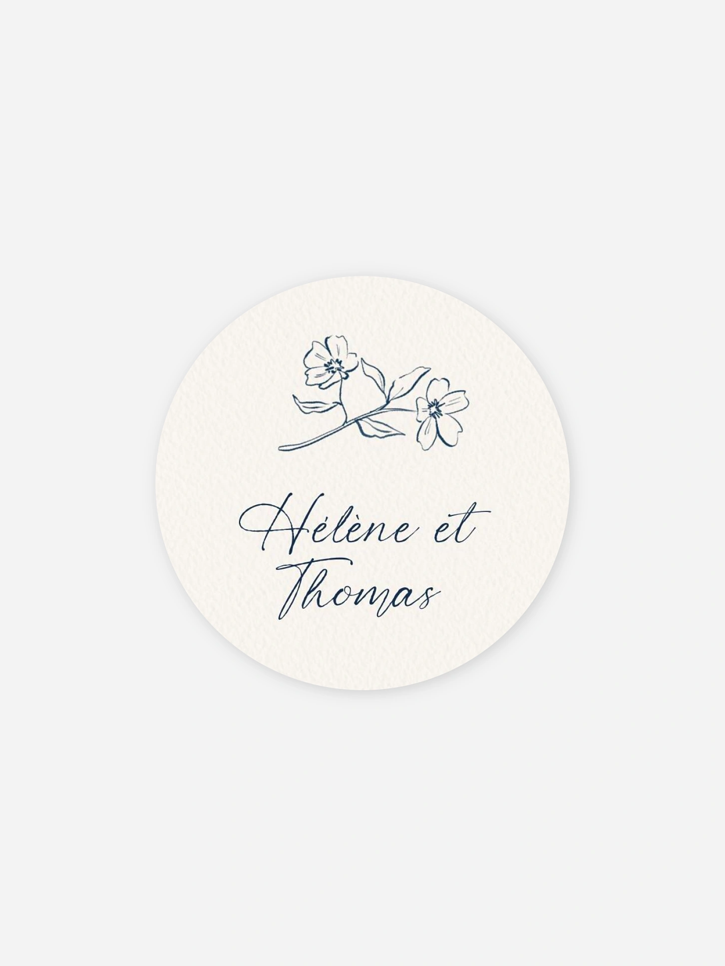 Étiquette cadeau mariage Méditerranéen