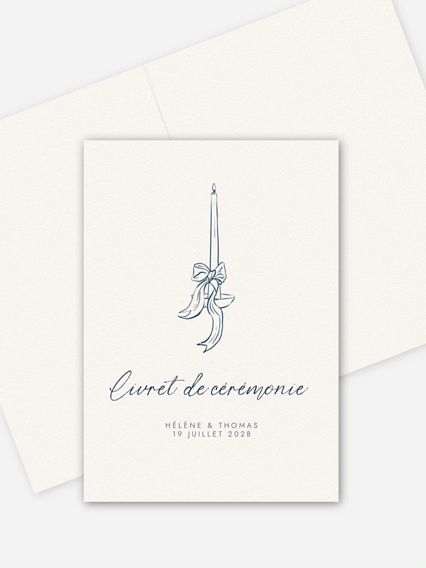 Livret de messe mariage Méditerranéen