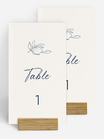 Numéro de table mariage Méditerranéen