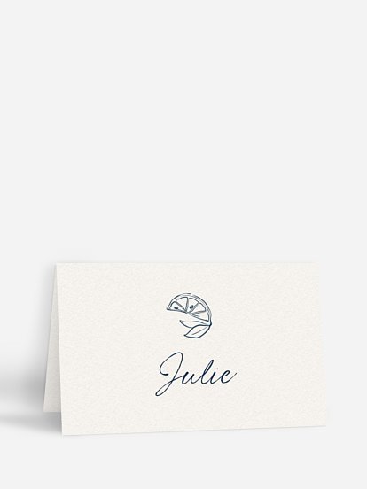 Marque-place mariage Méditerranéen