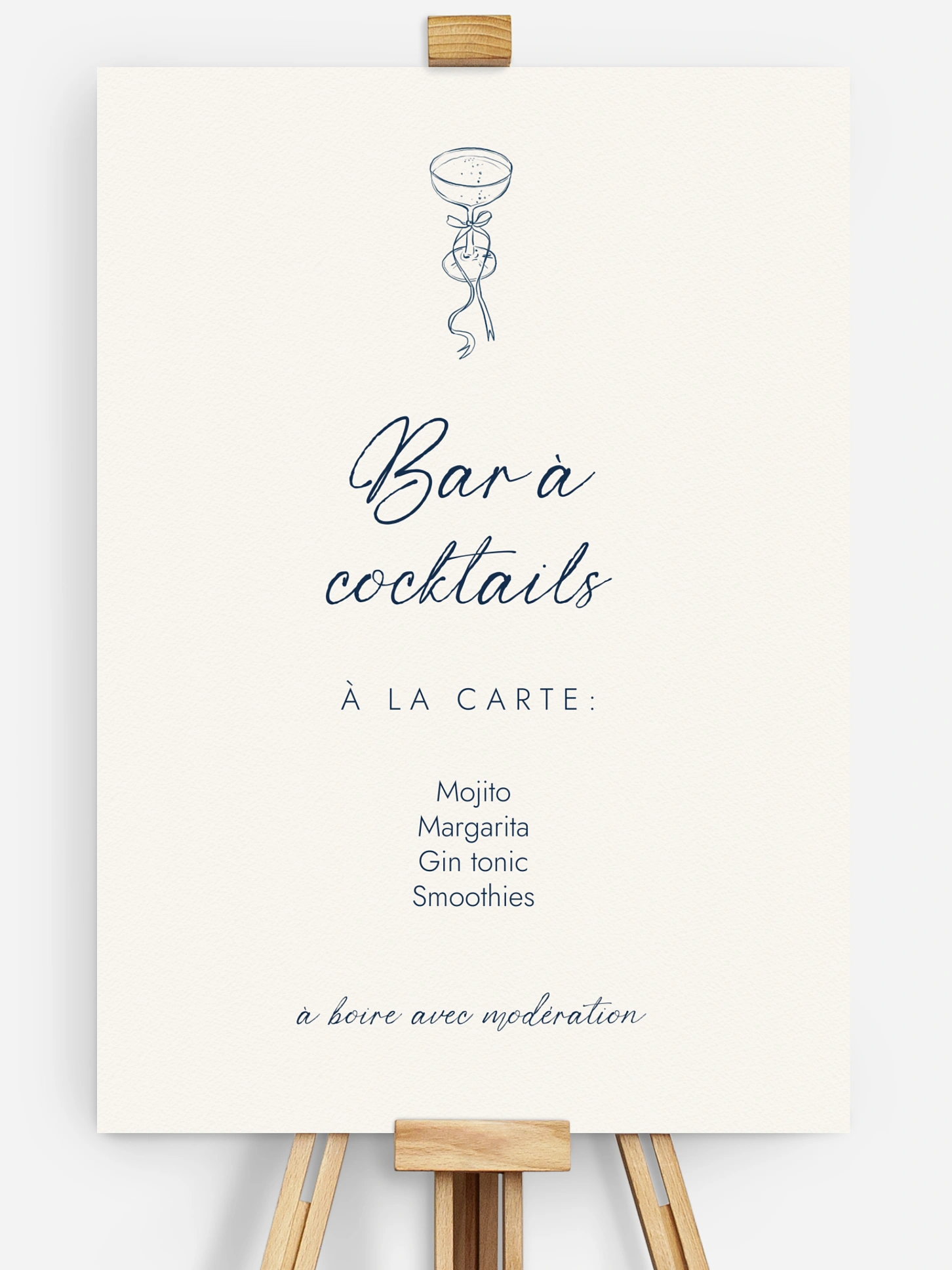 Affiche cocktail Méditerranéen