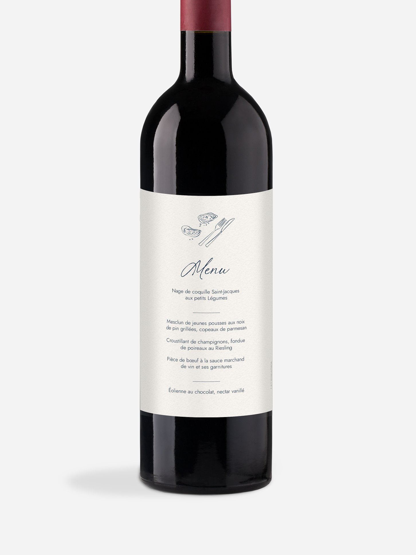 Etiquette bouteille Méditerranéen