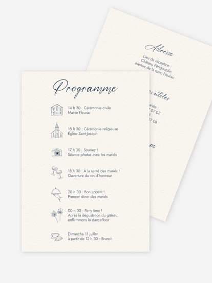 Programme mariage Méditerranéen