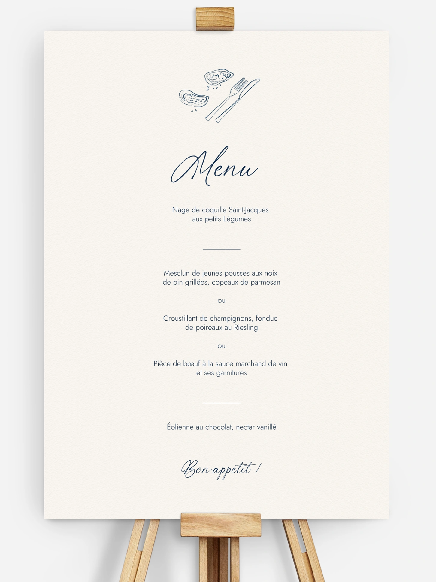 Menu mariage Méditerranéen