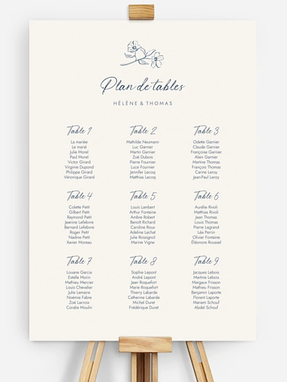 Plan de tables Méditerranéen