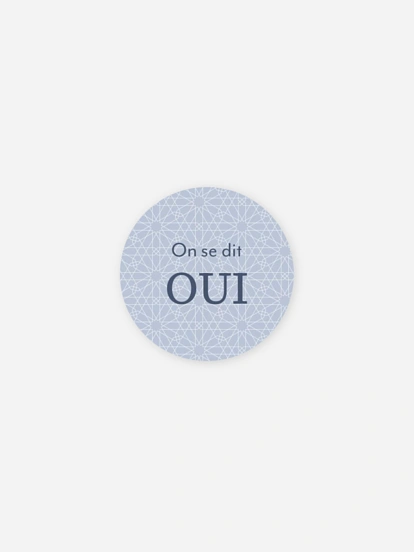 Stickers mariage Passeport pour le bonheur