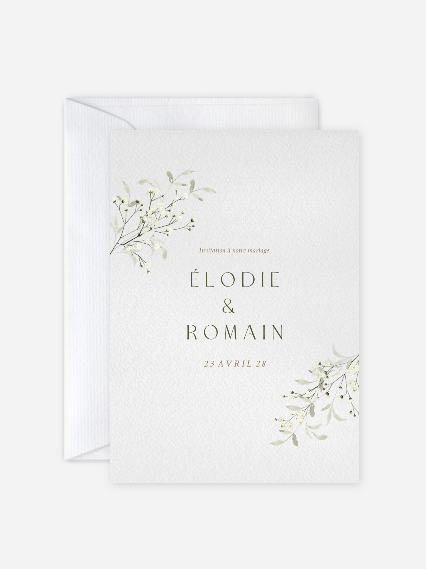 Faire-part de mariage Éclosion d’amour