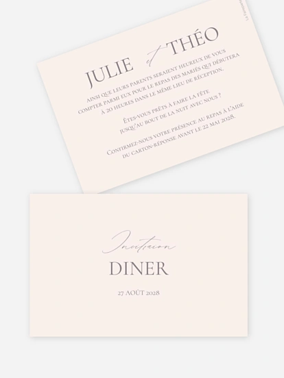 Carton d'invitation Komorebi Joy