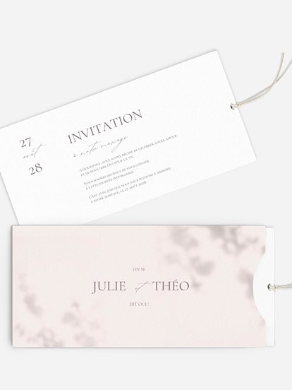 Faire-part de mariage Komorebi Joy