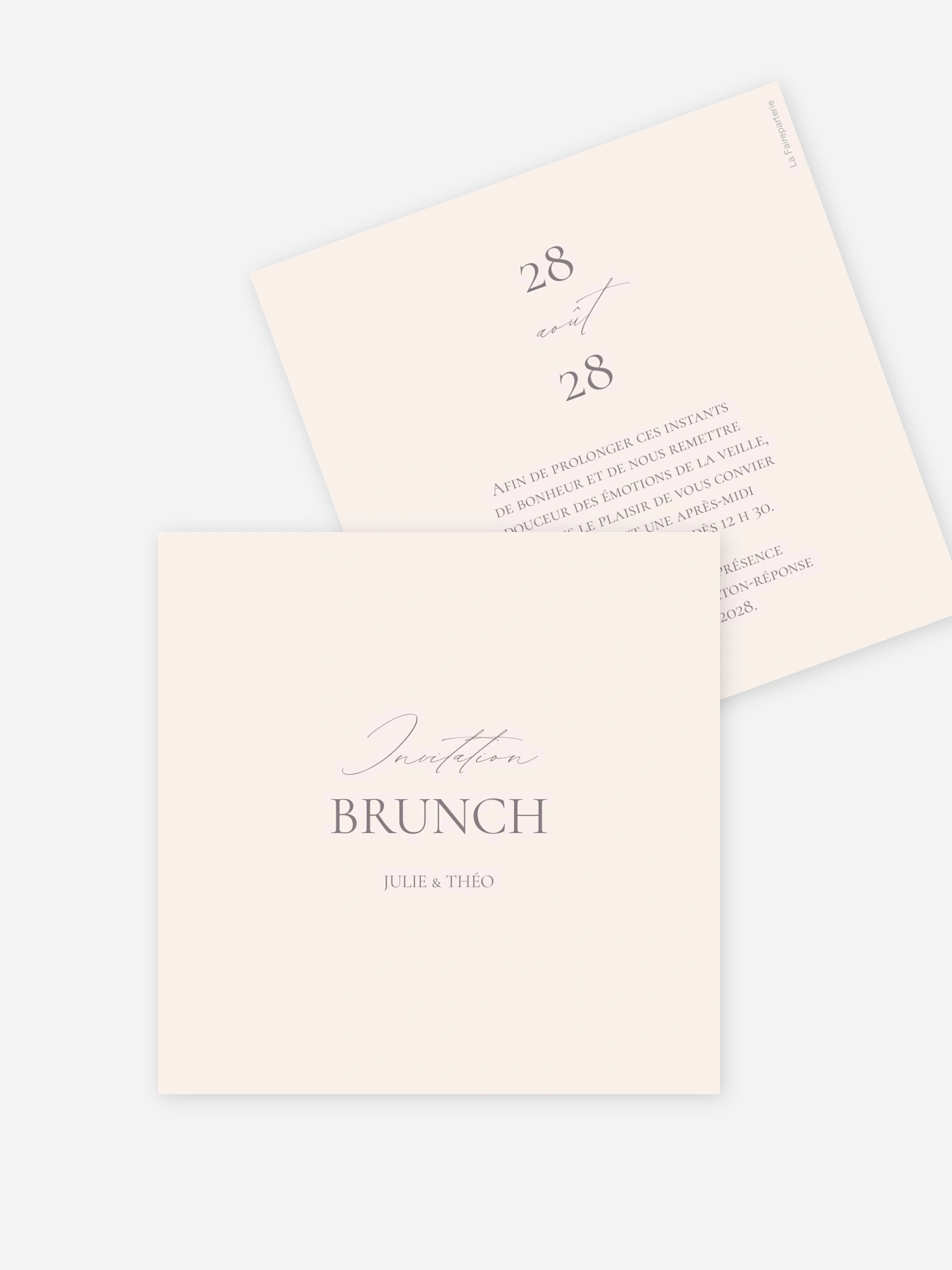 Carte brunch Komorebi Joy