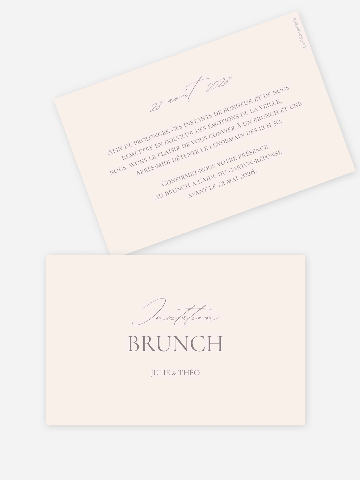Carte brunch Komorebi Joy