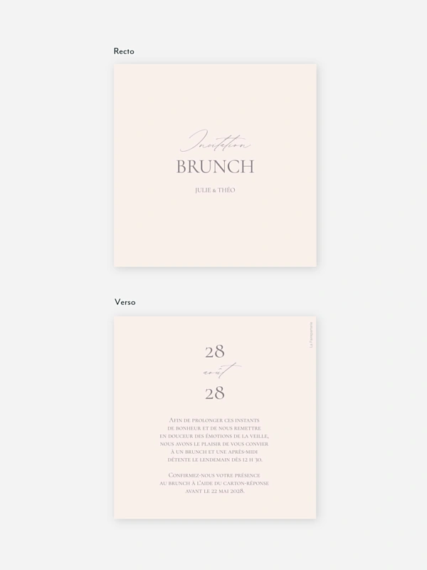 Carte brunch Komorebi Joy