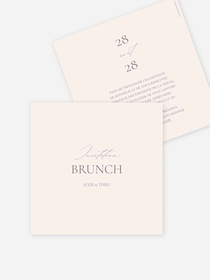 Carte brunch Komorebi Joy