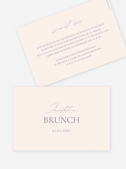Carte brunch Komorebi Joy