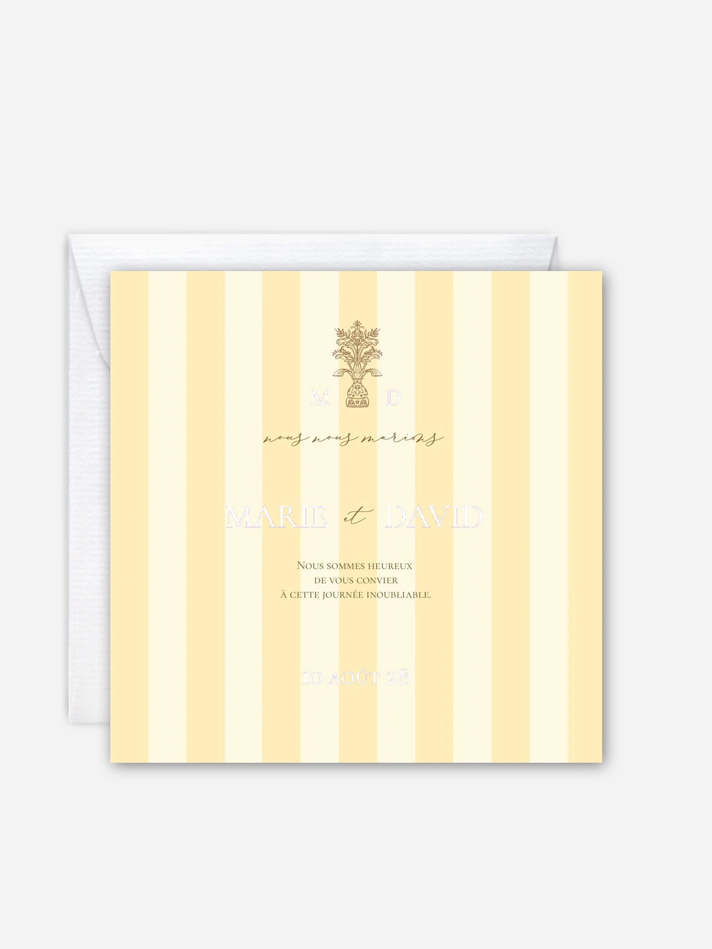 Faire-part de mariage Sicile