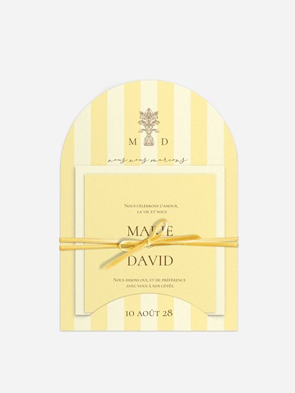 Faire-part de mariage Sicile