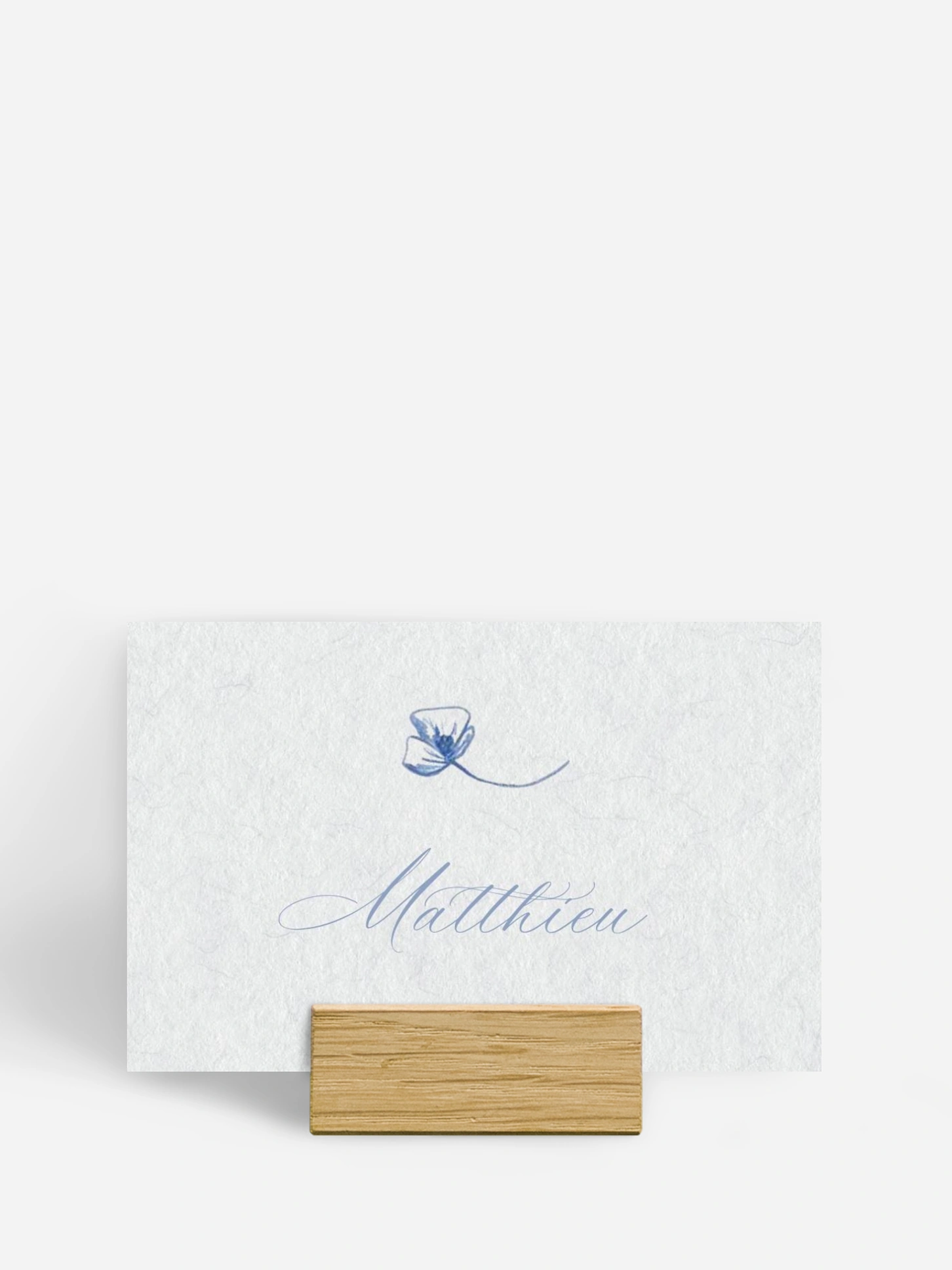 Marque-place mariage Tracé fleuri
