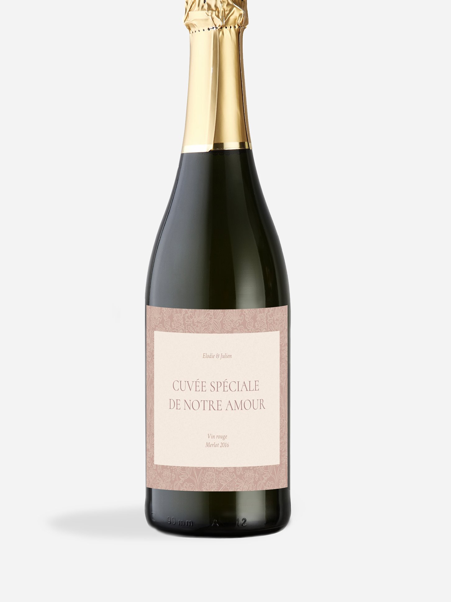 Étiquette bouteille Histoire d’amour